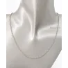 Chaîne 50cm x 1.50mm Maille Singapour En Argent Massif 925/000