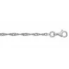 Chaîne 45cm x 1.50mm Maille Singapour En Argent Massif 925/000