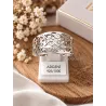 Bague Ajourée Argent Massif 925/000 Poinçonné – Motifs Arabesques - T48 à 68