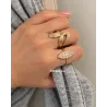 Bague Marquise Royale Élégance En Plaqué or 18 Carats 750/000 T50 à 60