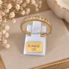 Bague Alliance Empierrée Cristaux ZIRCONIUM Plaqué or 18 Carats T50 à 60