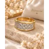 Bague Éclat Impérial – Plaqué Or 18 Carats 750/000 – Zirconiums T50 à 62