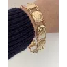 Bracelet Pièces Imitation Louis d' Or Napoléon En Plaqué Or 18K