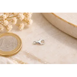 Fermoir Mousqueton 5MM Apprêts Pour Collier / Bracelet en Argent 925/000
