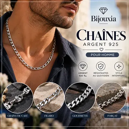 Chaînes Homme Argent
